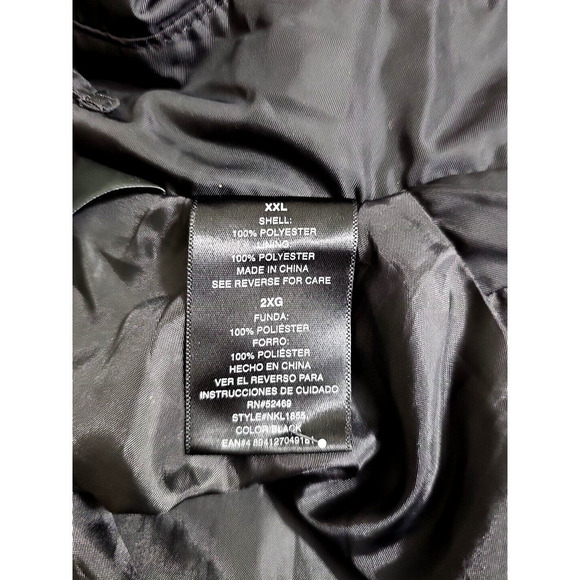 Norma Kamali ~Woman Plus Size XXL~ Black Trench Coat Double Breasted Belted. - Picture 7 of 14